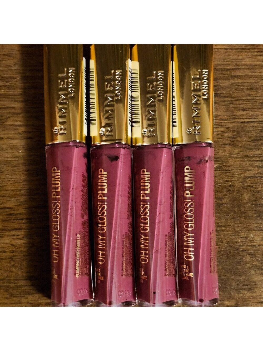 RIMMEL LONDON Oh My Gloss Plump Lot of 4 Juicy Lucy BNIP PLUMPING